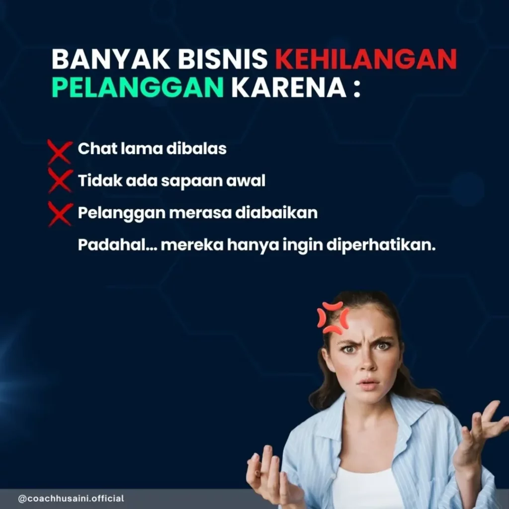 Training Pelayanan Pelanggan Coach Husaini